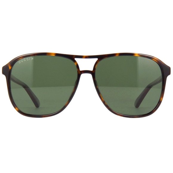 Gucci Men's Aviator GG0016S Havana Sunglasses - Picture 4 of 8